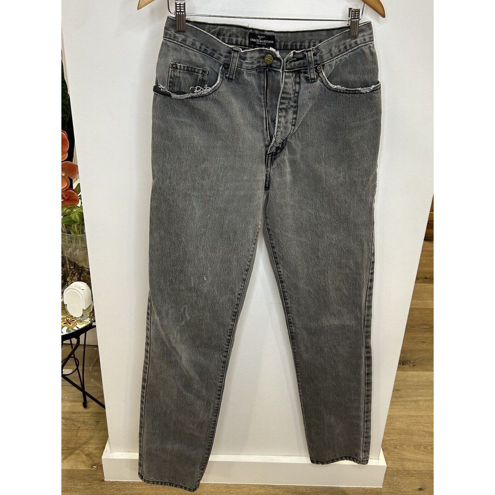 Vintage USA 90s Guess by Georges Marciano Men‎ Size 31Faded Black Jeans